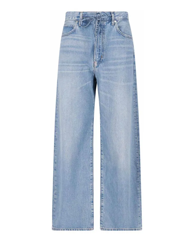 Frame Denim Straight Leg Jeans - Hellblau Hellblau