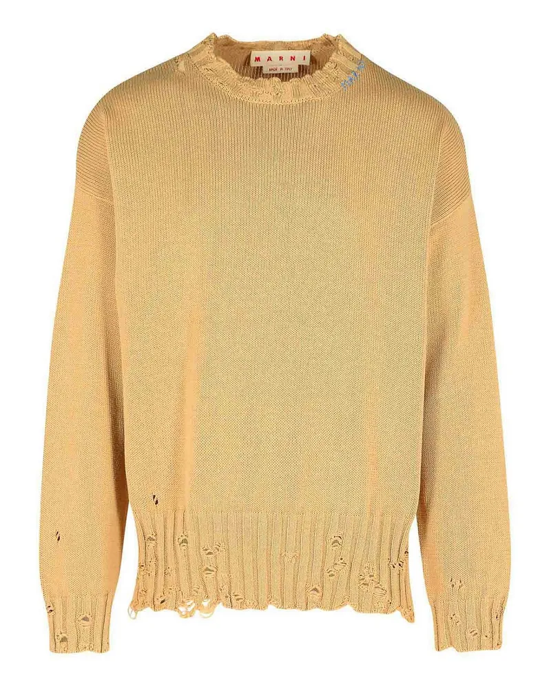 Marni Rundhalspullover - Beige Beige