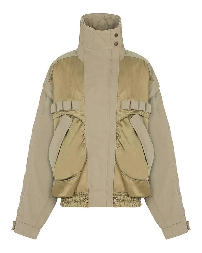Balmain Knielanger Mantel - Grün Grün