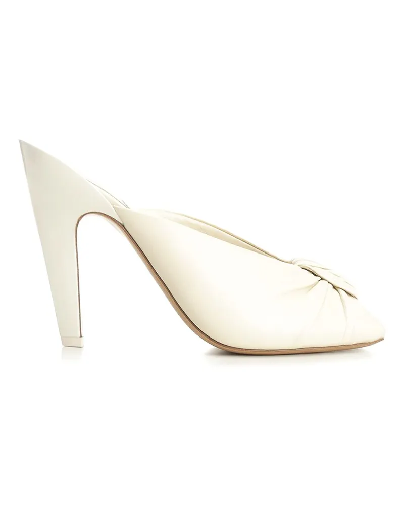 Chloé Mules - Weiß Weiß