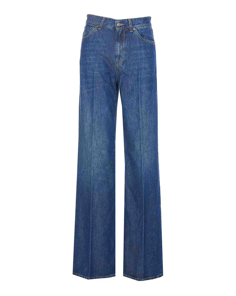 Dondup Bootcut Jeans - Blau Blau