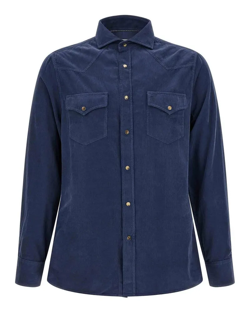 Brunello Cucinelli Hemd - Blau Blau