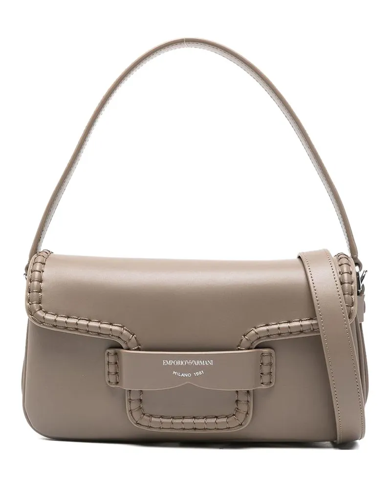 Emporio Armani Schultertasche - Grau Grau