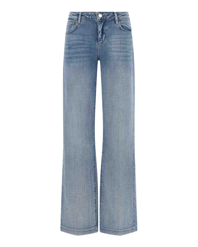 L'Agence Straight Leg Jeans - Hellblau Hellblau