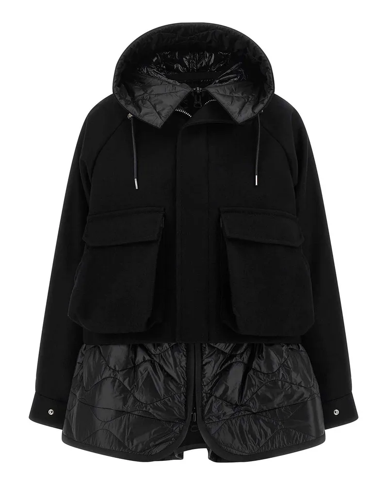 Sacai Casualjacke - Schwarz Schwarz
