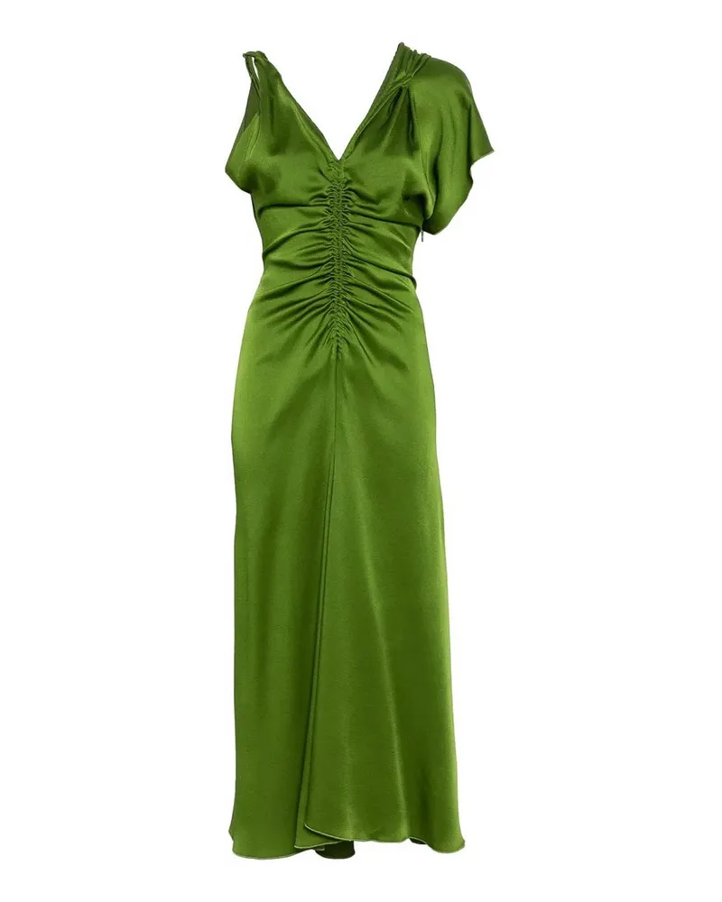 Victoria Beckham Knielanges Kleid - Grün Grün