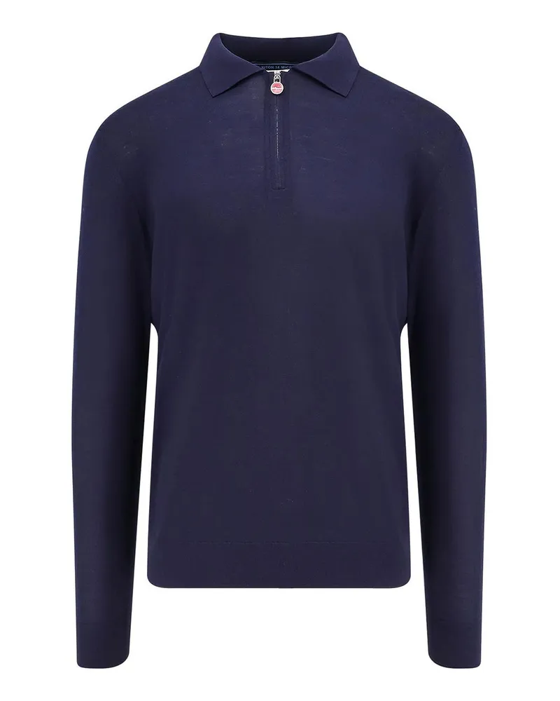 Kiton Poloshirt - Blau Blau