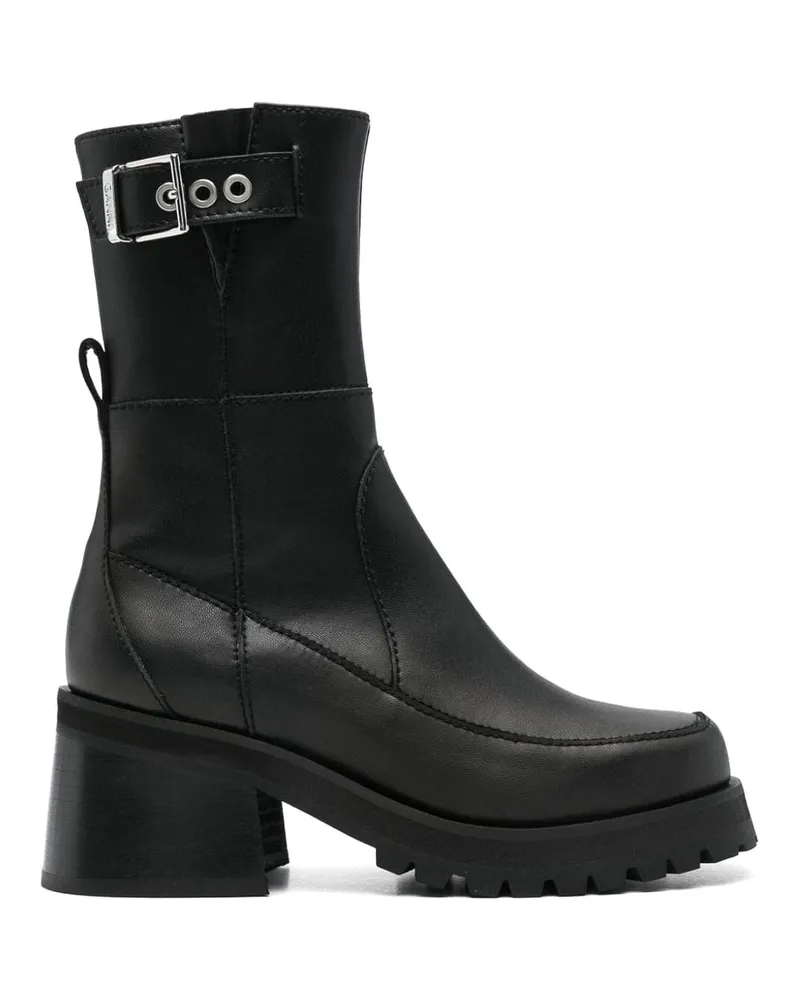 Ganni Stiefel - Schwarz Schwarz