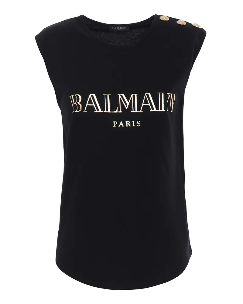 Balmain Top - Schwarz Schwarz