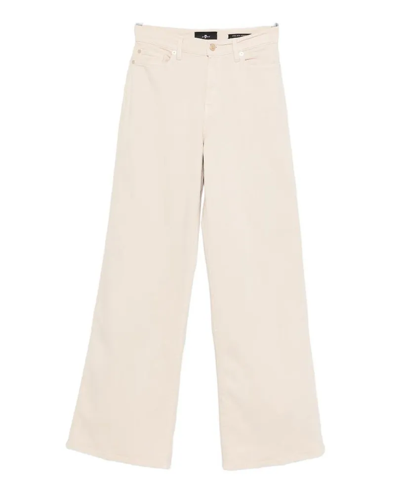 Seven7 Straight Leg Jeans - Beige Beige