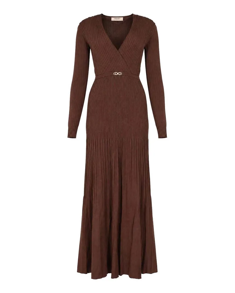 Twin-Set Abendkleid - Braun Braun