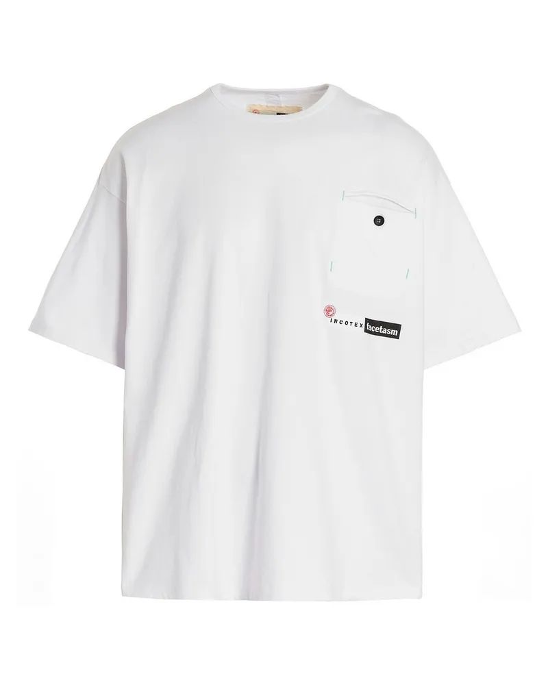 Incotex T-Shirt - Weiß Weiß