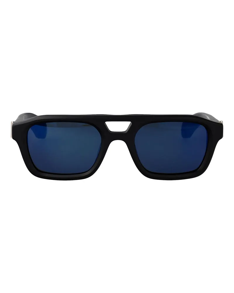 Alexander McQueen Sonnenbrille - Schwarz Schwarz