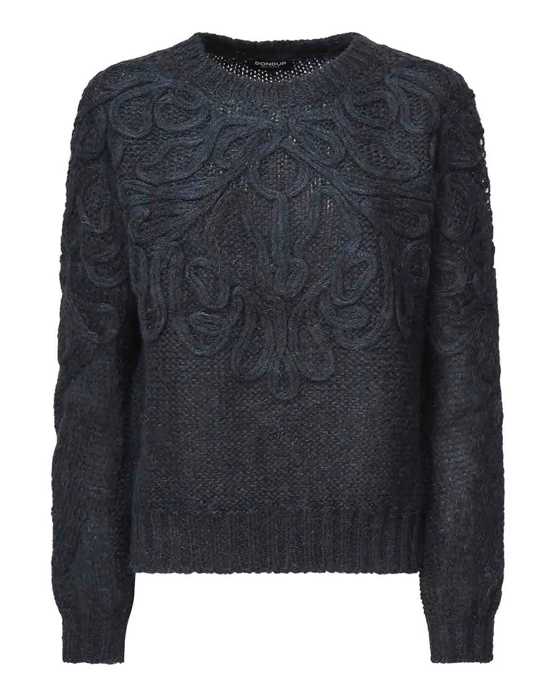 Dondup Rundhalspullover - Blau Blau
