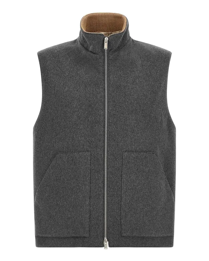 LARDINI Weste - Grau Grau