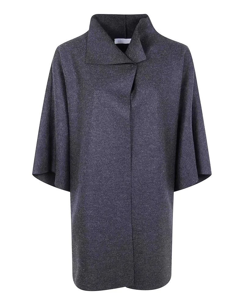 Harris Wharf London Knielanger Mantel - Grau Grau