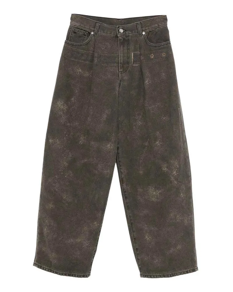 nine:inthe:morning Straight Leg Jeans - Grau Grau