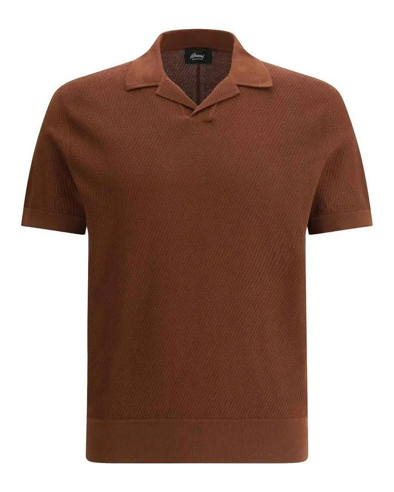 Brioni Poloshirt - Braun Braun