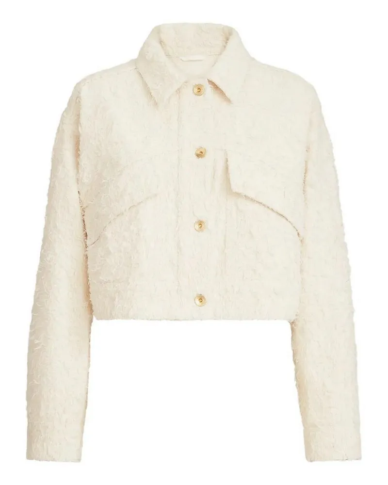 Brunello Cucinelli Jeansjacke - Hellbeige Hellbeige