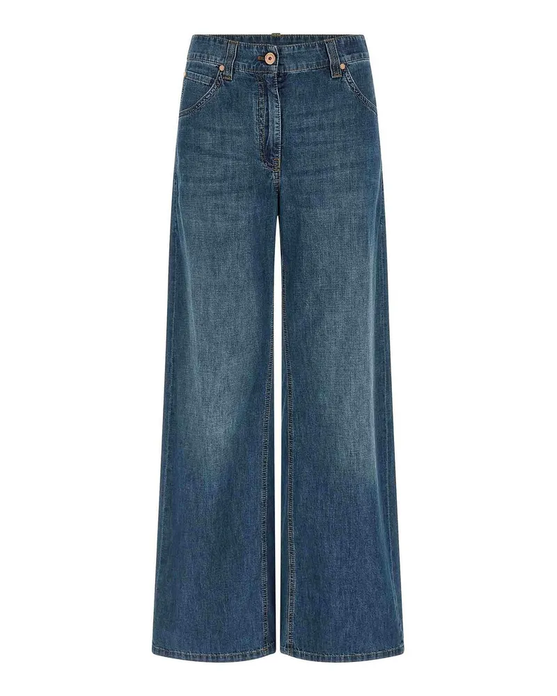 Brunello Cucinelli Straight Leg Jeans - Blau Blau