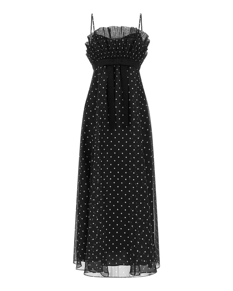 Zimmermann Knielanges Kleid - Schwarz Schwarz