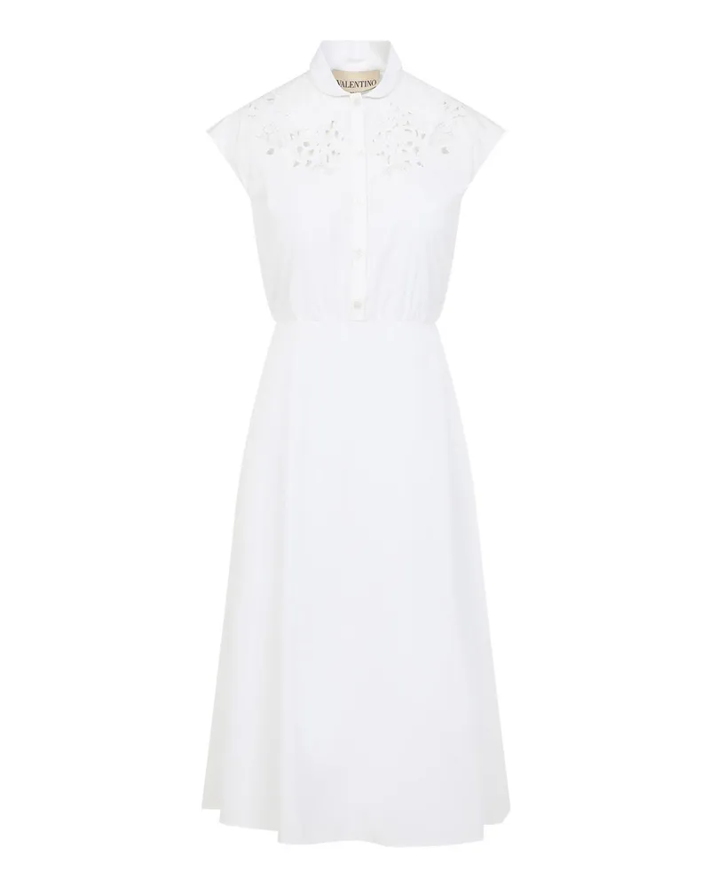 Valentino Garavani Knielanges Kleid - Weiß Weiß