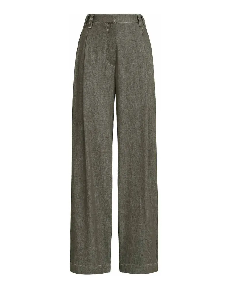 Brunello Cucinelli Casual Hose - Grün Grün