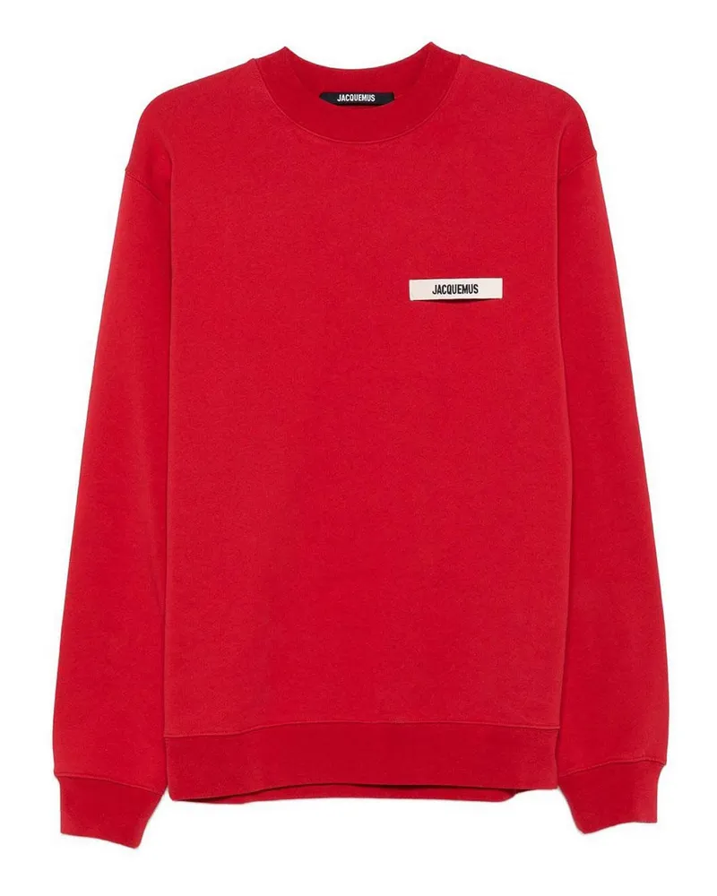 Jacquemus Rundhalspullover - Rot Rot