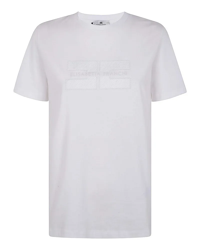 Elisabetta Franchi T-Shirt - Weiß Weiß