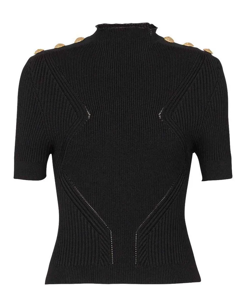 Balmain Top - Schwarz Schwarz