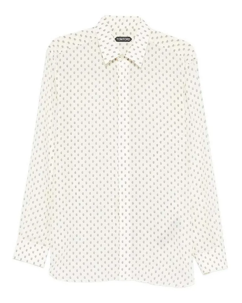 Tom Ford Hemd - Weiß Weiß