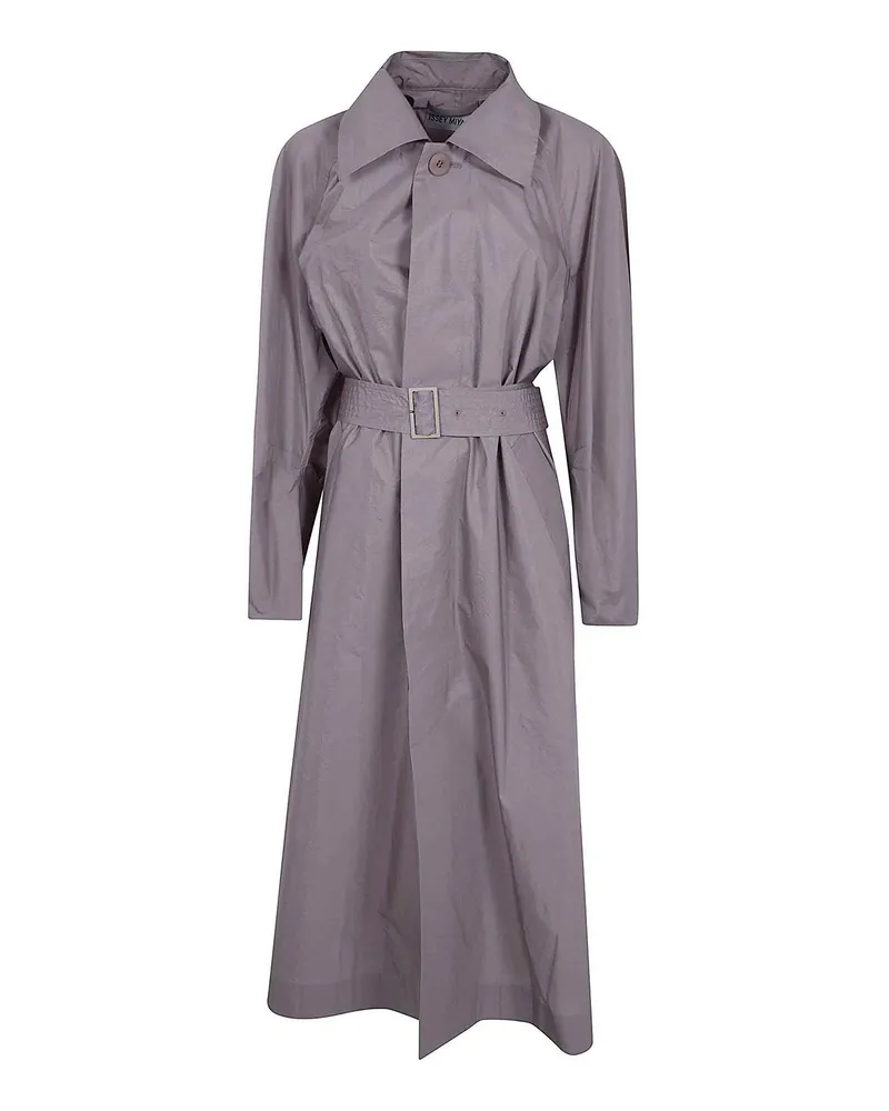 Issey Miyake Trenchcoat - Grau Grau