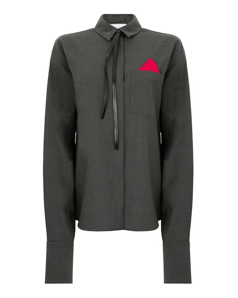 SPORTMAX Hemd - Grau Grau