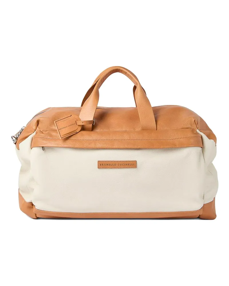 Brunello Cucinelli Reisetasche - Weiß 