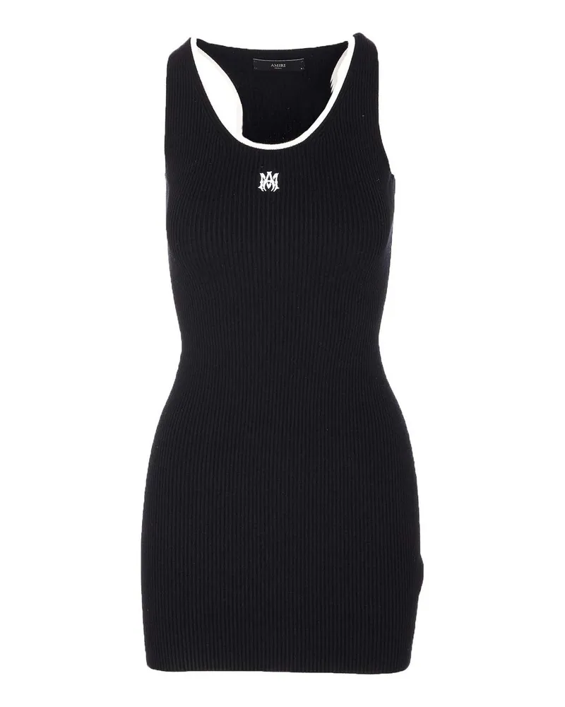 Amiri Kurzes Kleid - Schwarz Schwarz