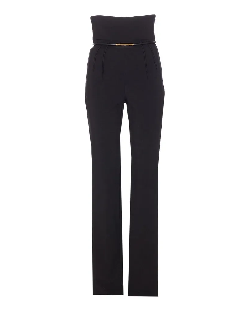 Elisabetta Franchi Casual Hose - Schwarz Schwarz