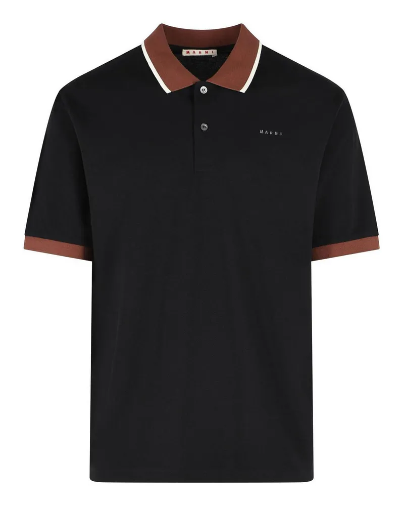 Marni Poloshirt - Schwarz Schwarz
