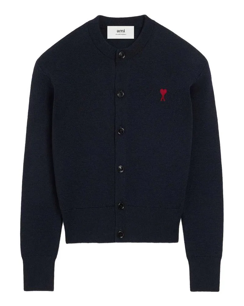 AMI Paris Cardigan - Blau Blau