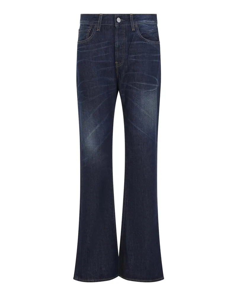Acne Studios Schlagjeans - Dunkelblau Dunkelblau