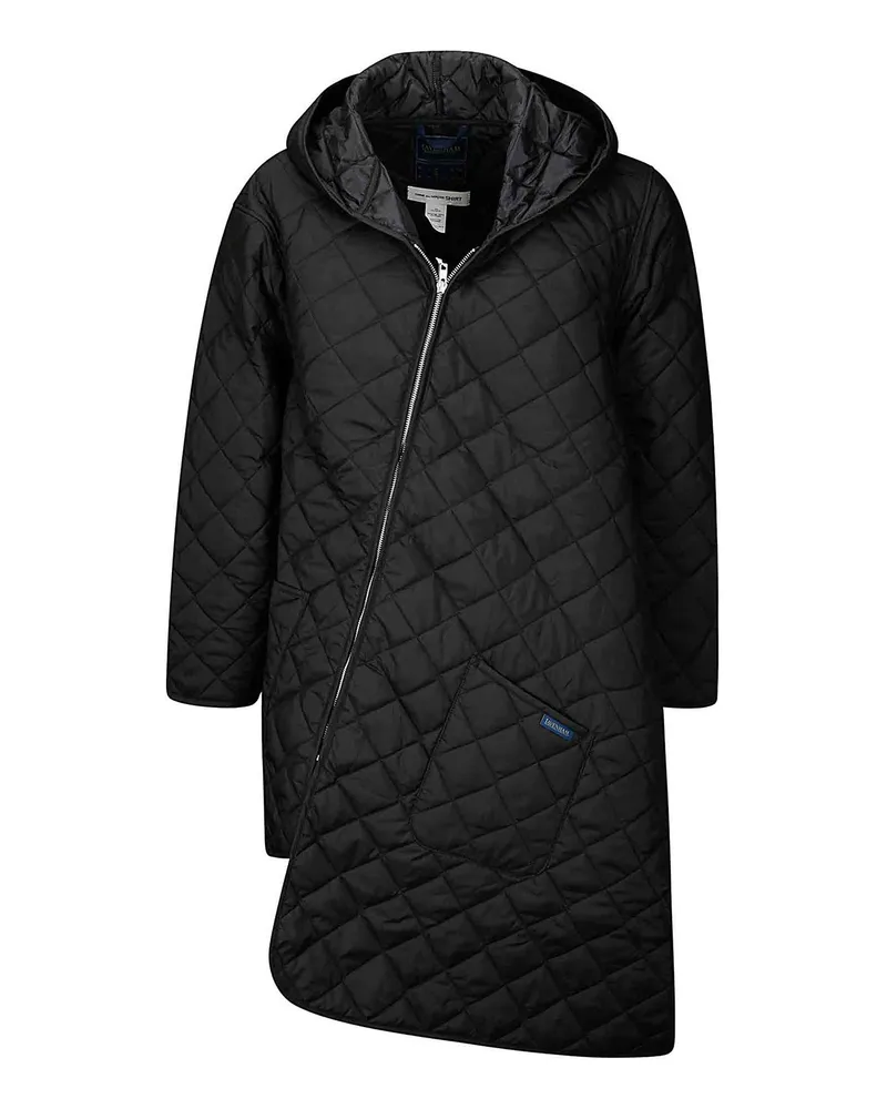 Comme des Garçons Kurzer Mantel - Schwarz Schwarz