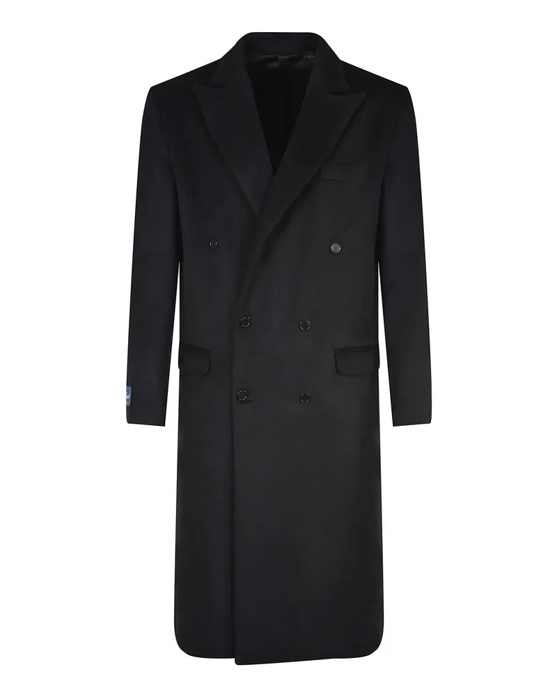 Family First Knielanger Mantel - Schwarz Schwarz