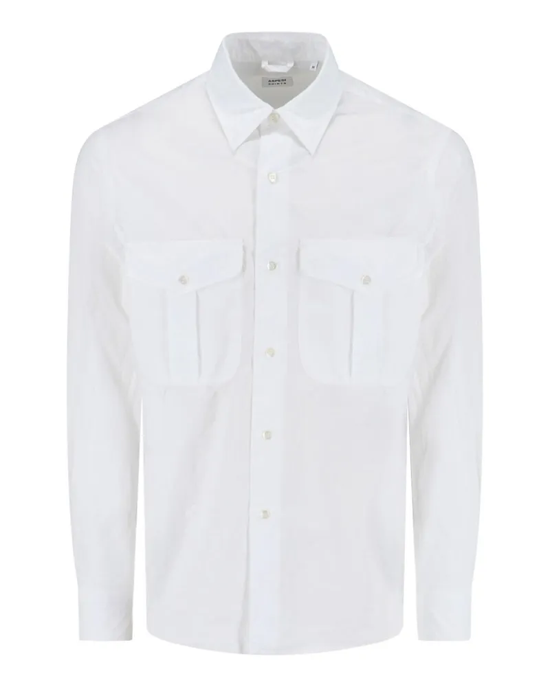ASPESI Hemd - Weiß Weiß
