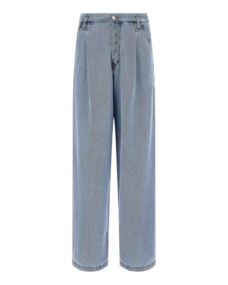 Dries van Noten Straight Leg Jeans - Hellblau Hellblau