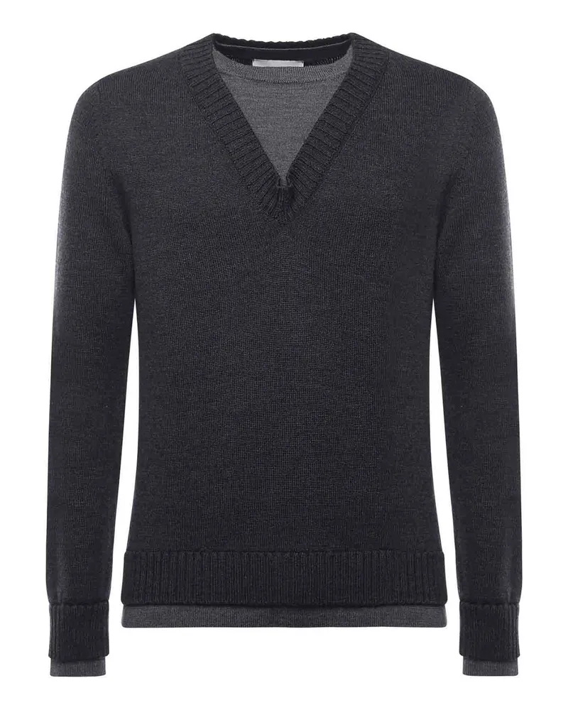 Alpha Studio Rundhalspullover - Grau Grau