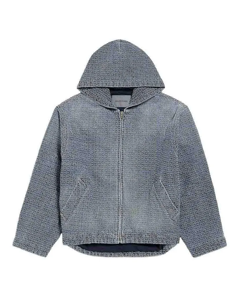 Balenciaga Jeansjacke - Dunkelblau Dunkelblau