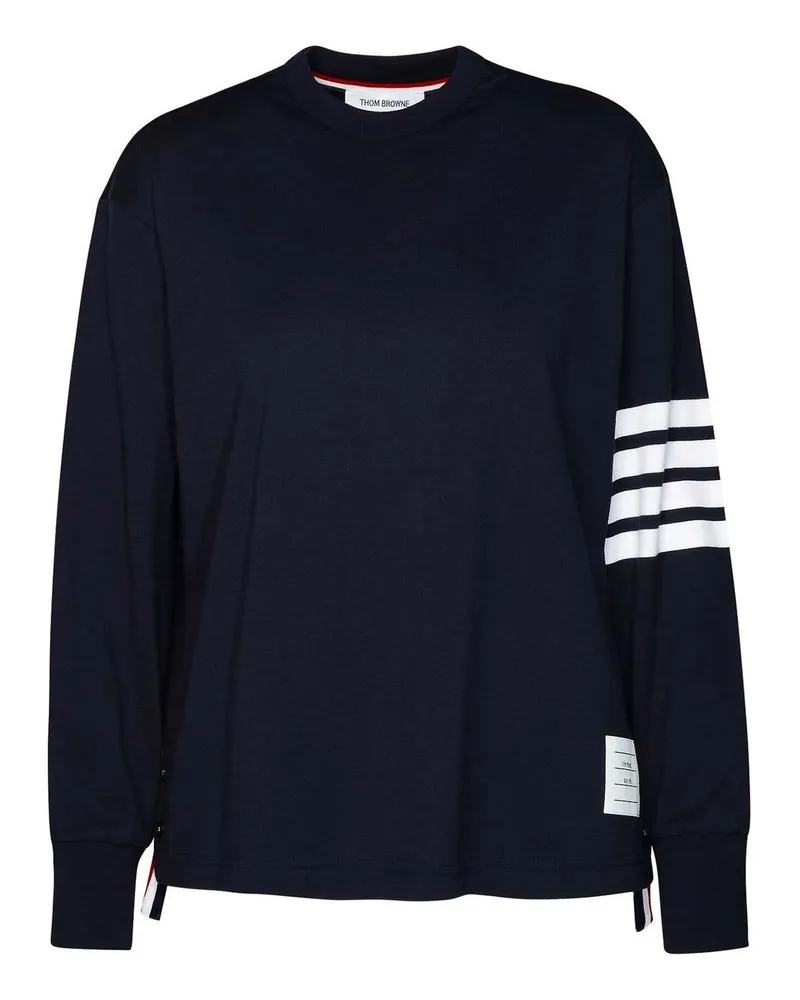 Thom Browne U-Boot-Pullover - Dunkelblau Dunkelblau