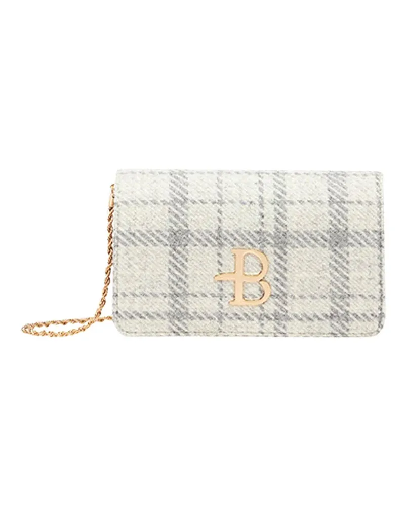 Ballantyne Clutch - Grau Weiß