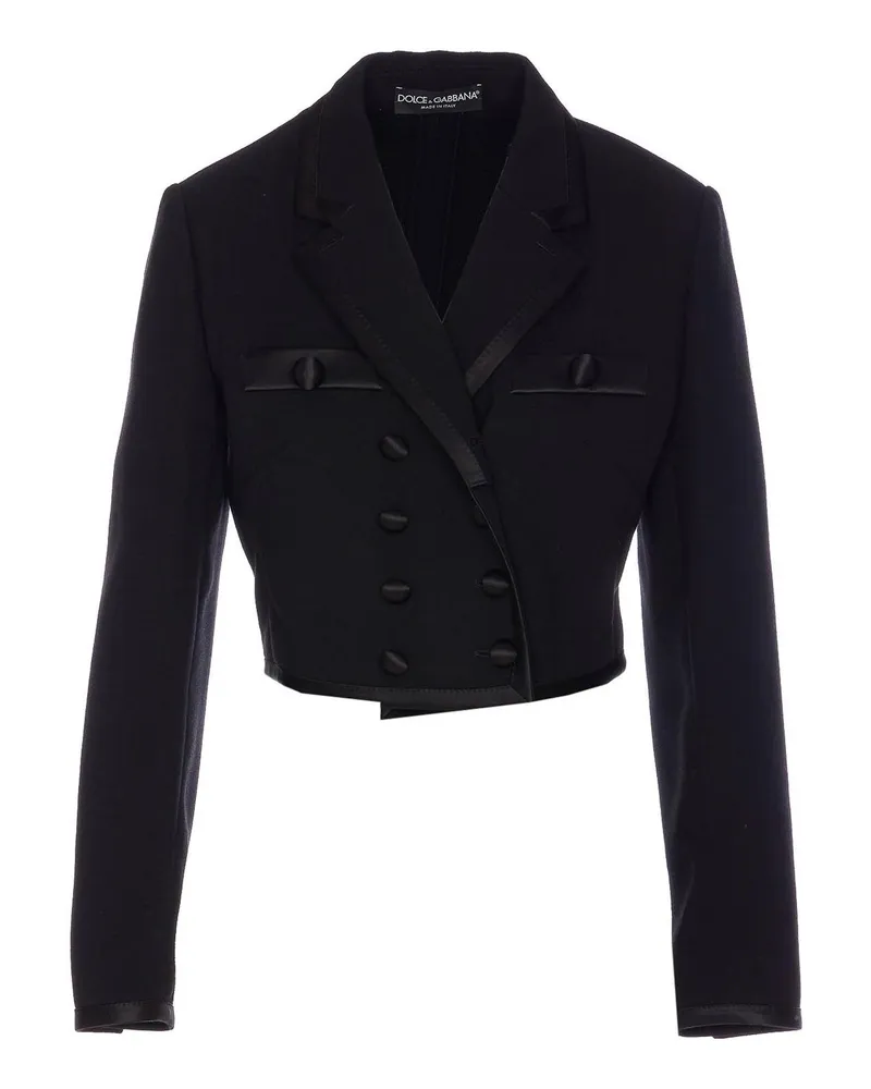 Dolce & Gabbana Casualjacke - Schwarz Schwarz