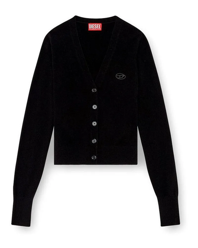 Diesel Cardigan - Schwarz Schwarz