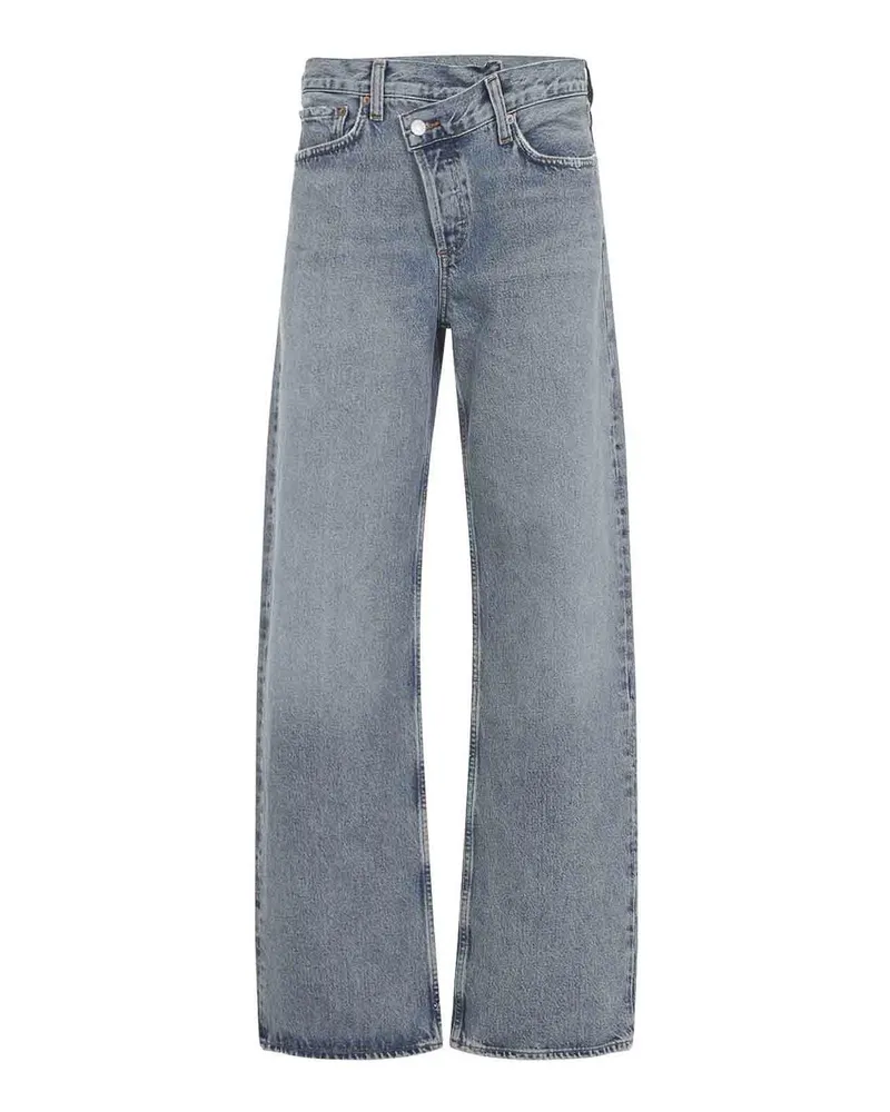 AGOLDE Straight Leg Jeans - Blau Blau